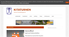Desktop Screenshot of kita-turnen.de